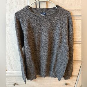 J. Crew Men's Heather Charcoal Crewneck Sweater